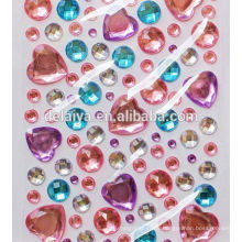 Factory Supply Decorative rhinestone stickers for Scrapbooking Cards Mini Albums